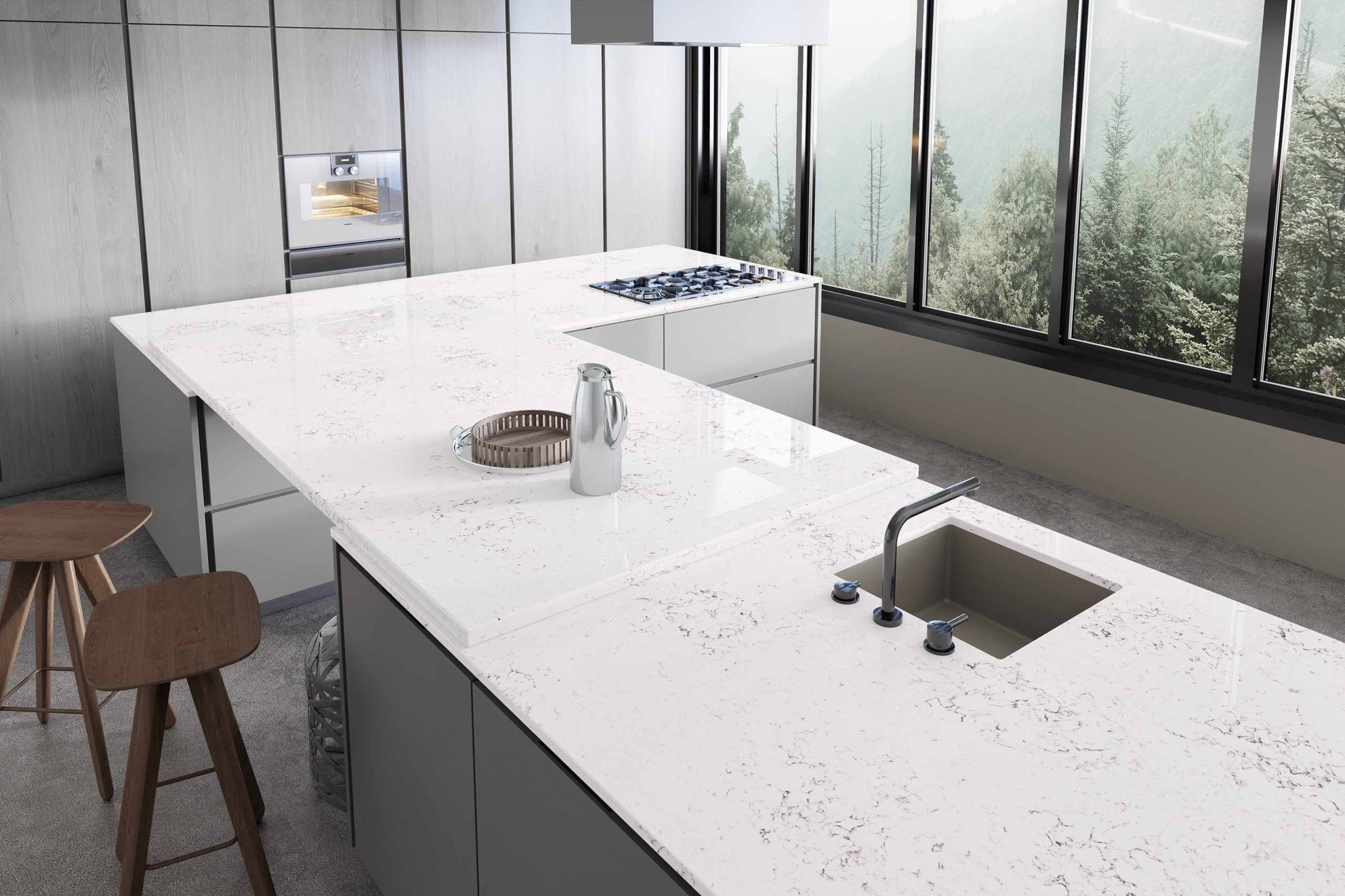 Unicorn Carrara Glossy Hybrid Surfaces