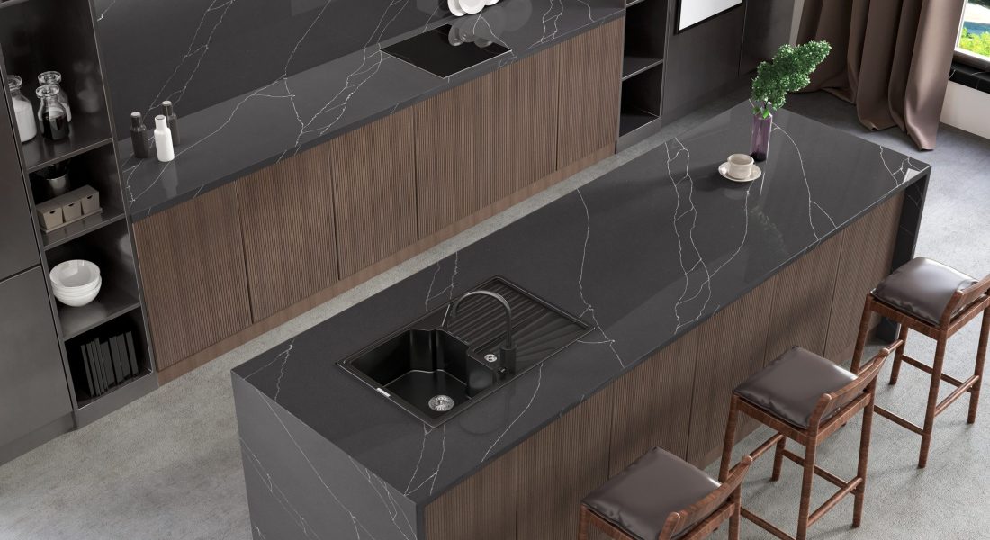 Miami Grey Glossy Hybrid Surfaces